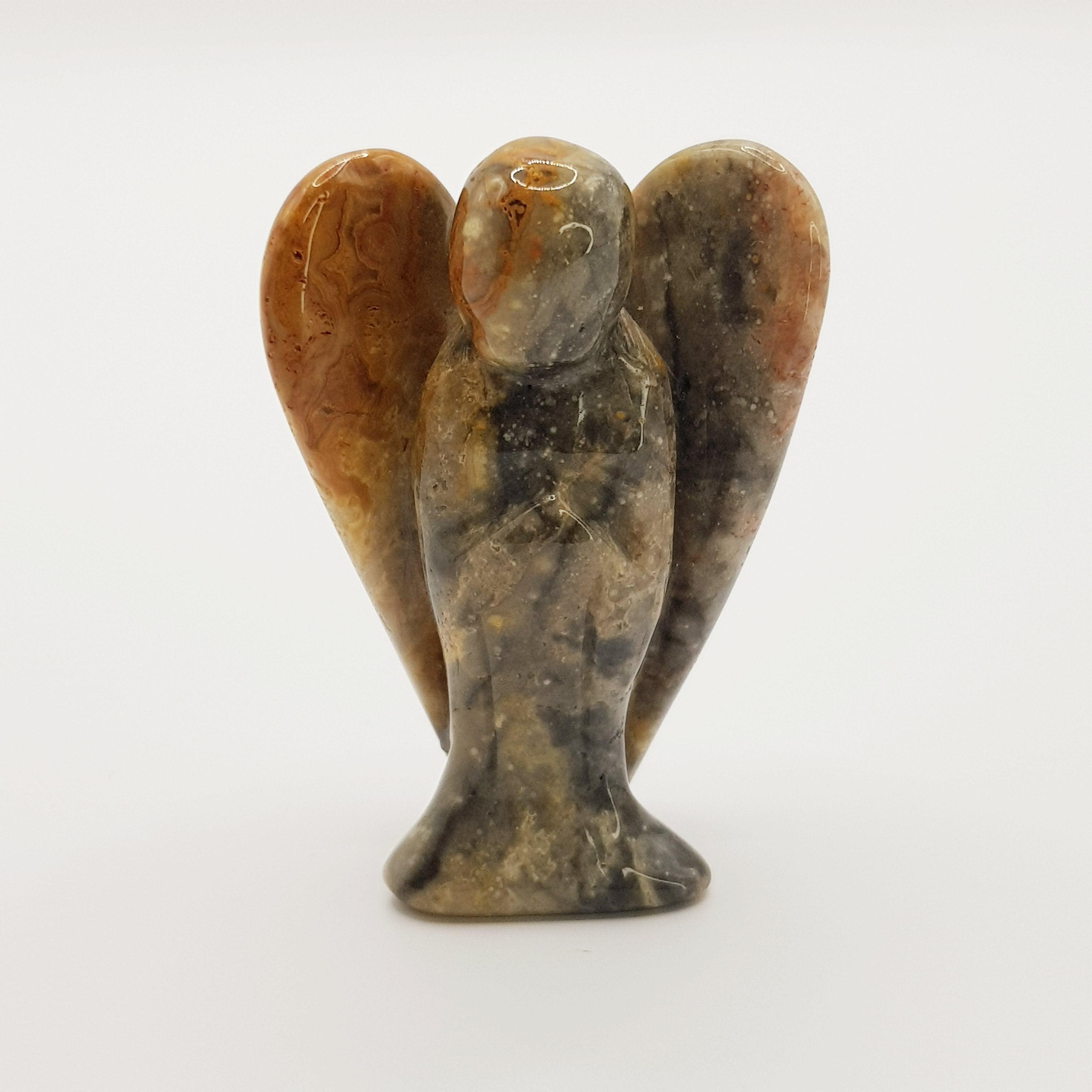 Schutzengel aus Crazy Lace Achat - World of Crystals