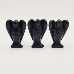 Schutzengel aus Blauem Sandstein - World of Crystals