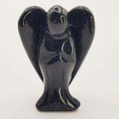 Schutzengel aus Blauem Sandstein - World of Crystals