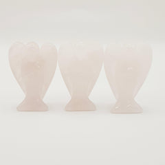 Schutzengel aus Rosenquarz - World of Crystals
