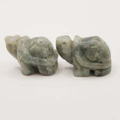 Schutzschildkröte aus Labradorit - World of Crystals