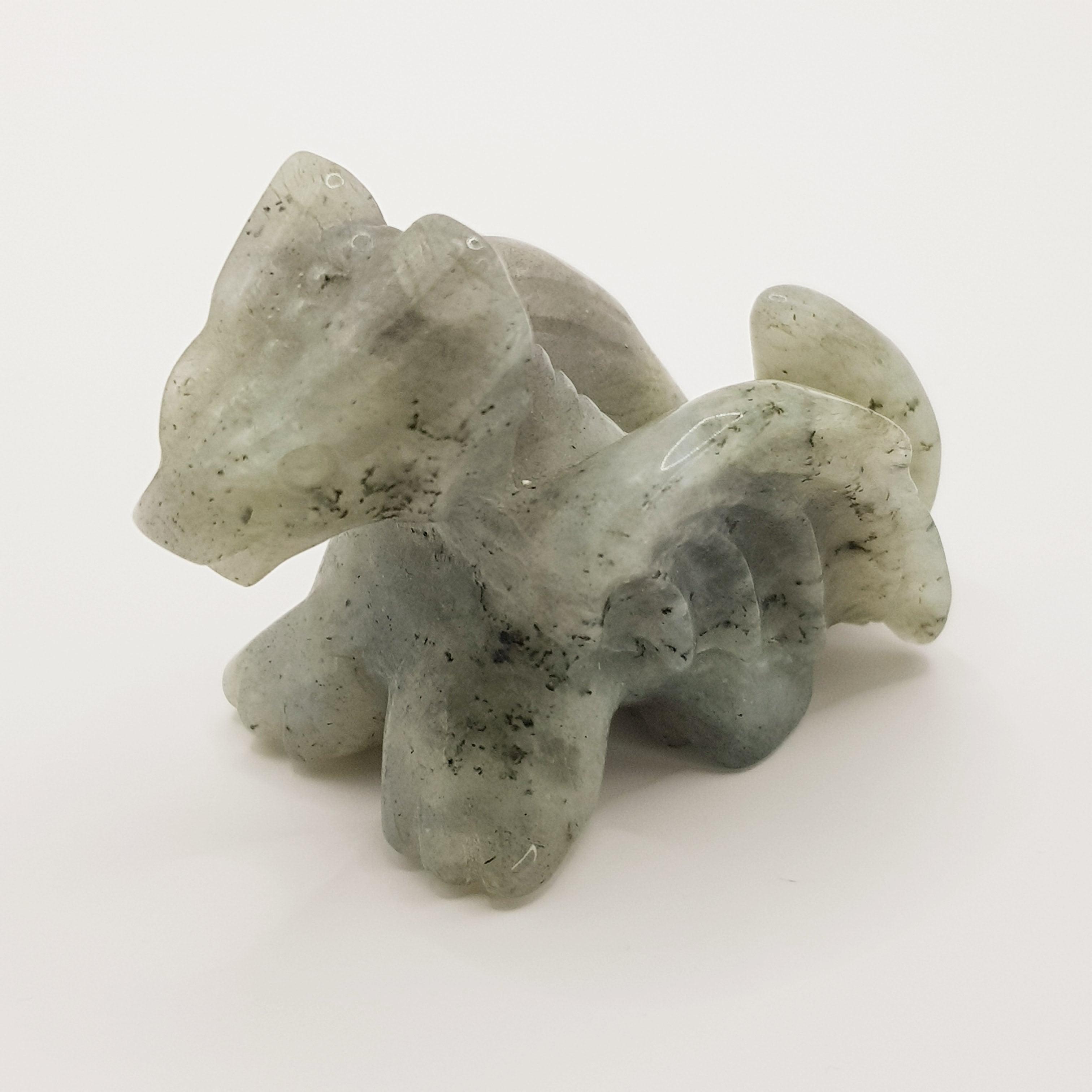 Mini Schutzdrache aus Labradorit - World of Crystals