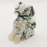 Wächterdrache aus Moosachat - World of Crystals