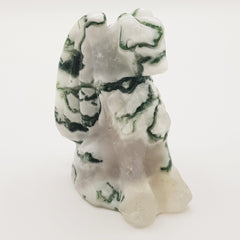 Wächterdrache aus Moosachat - World of Crystals