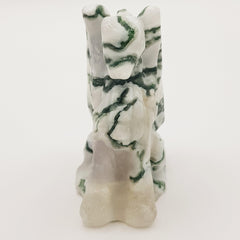 Wächterdrache aus Moosachat - World of Crystals