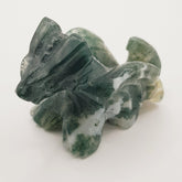 Mini Schutzdrache aus Moosachat - World of Crystals