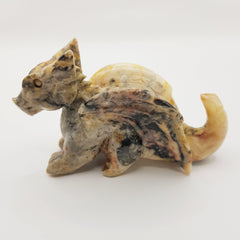 Mystischer Drache aus Crazy Lace Achat - World of Crystals