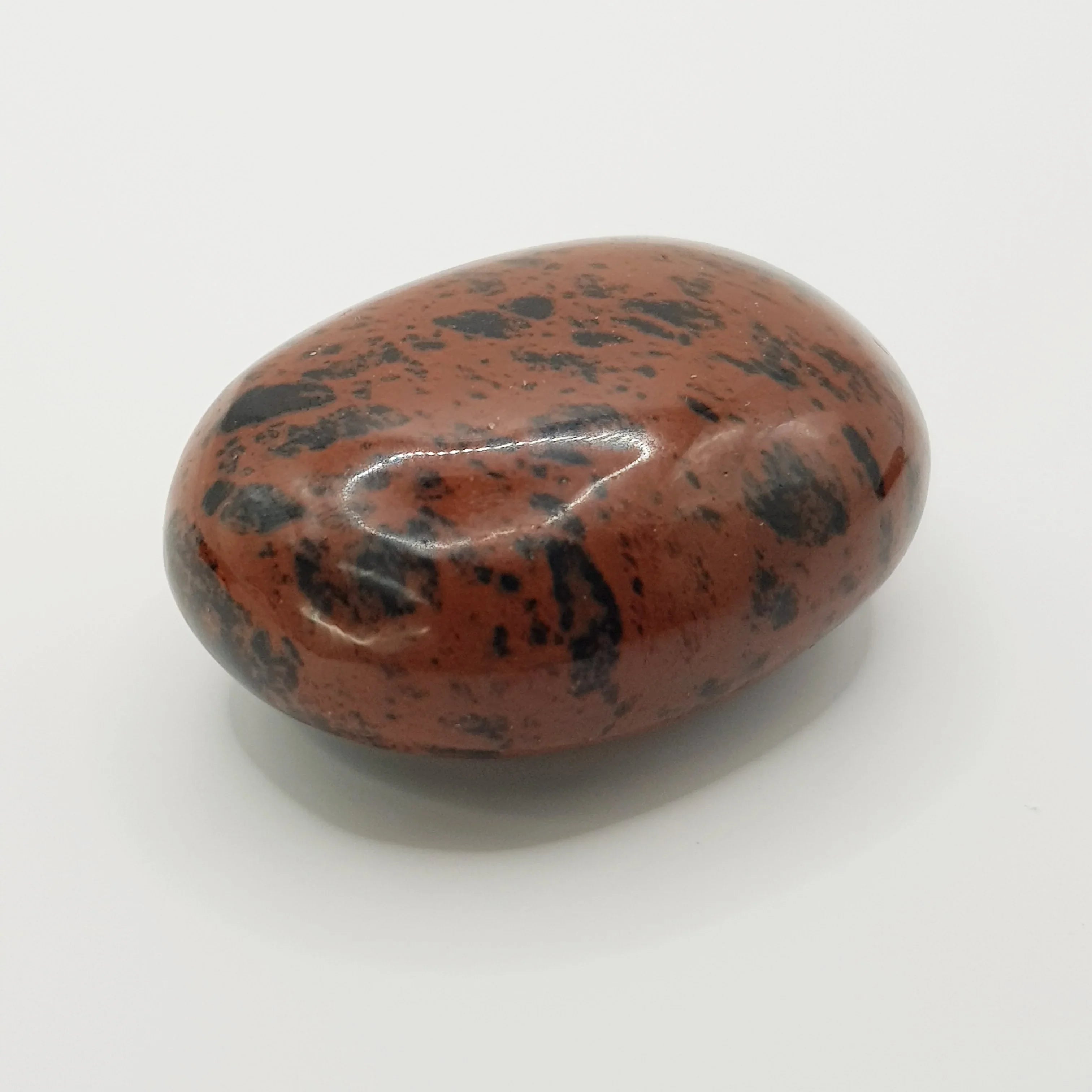 Mahagoni Obsidian-Palmstein – 5cm, Handgefertigt - World of Crystals