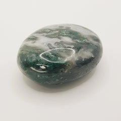 Moosachat-Palmstein – 5cm, Handgefertigt - World of Crystals