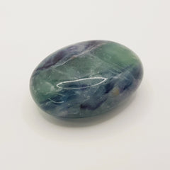 Regenbogen-Fluorit-Palmstein – 5cm, Handgefertigt - World of Crystals