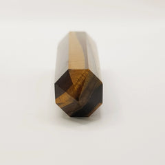 Gelbes Tigerauge-Obelisk Turm – 5-15cm, Handgefertigt - World of Crystals