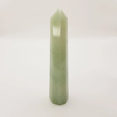 Grüner Aventurin-Obelisk Turm – 5-15cm, Handgefertigt - World of Crystals
