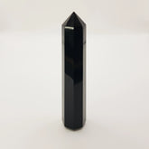 Schwarzer Obsidian-Obelisk Turm – 5-15cm, Handgefertigt - World of Crystals