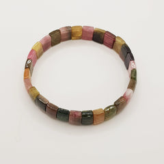 Regenbogen Turmalin-Premium Edelarmband – One-Size - World of Crystals