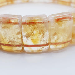 Citrin-Premium Edelarmband – One-Size - World of Crystals