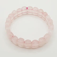 Rosenquarz-Premium Edelarmband – One-Size - World of Crystals