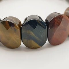 Premium Edelarmband – Multicolor-Tigerauge