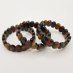 Premium Edelarmband – Multicolor-Tigerauge