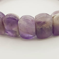 Traum Amethyst-Premium Edelarmband – One-Size - World of Crystals