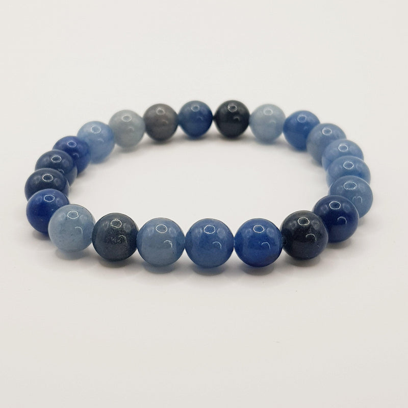 Perlenarmband - Blauer Aventurin