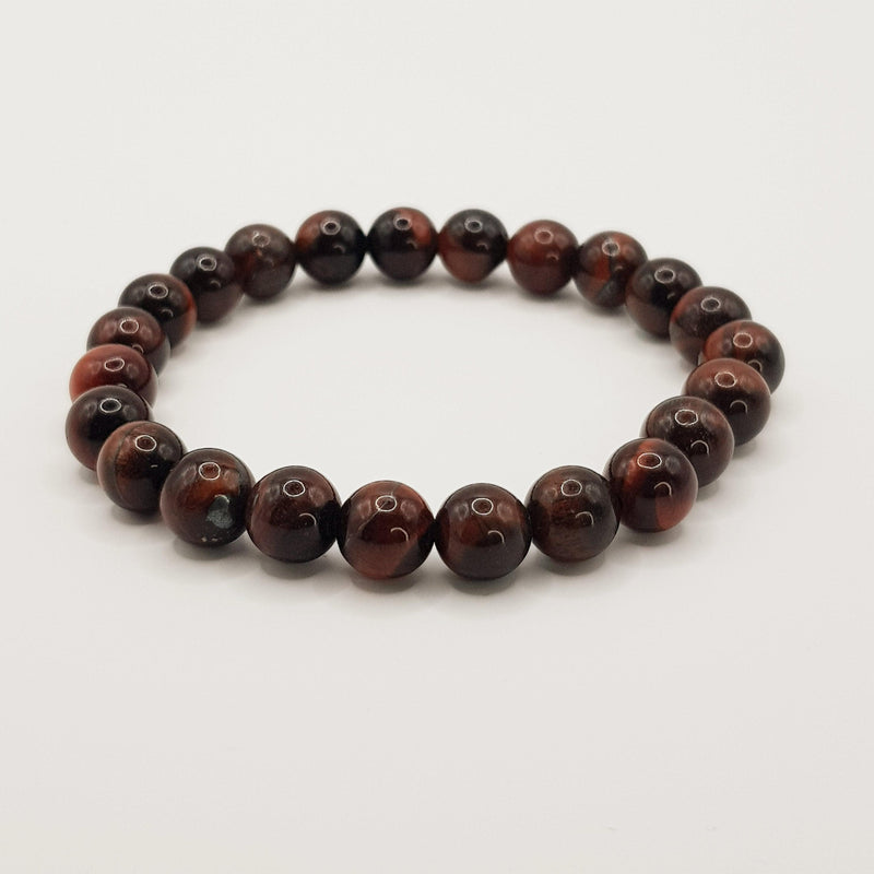 Perlenarmband - Roter Tigerauge