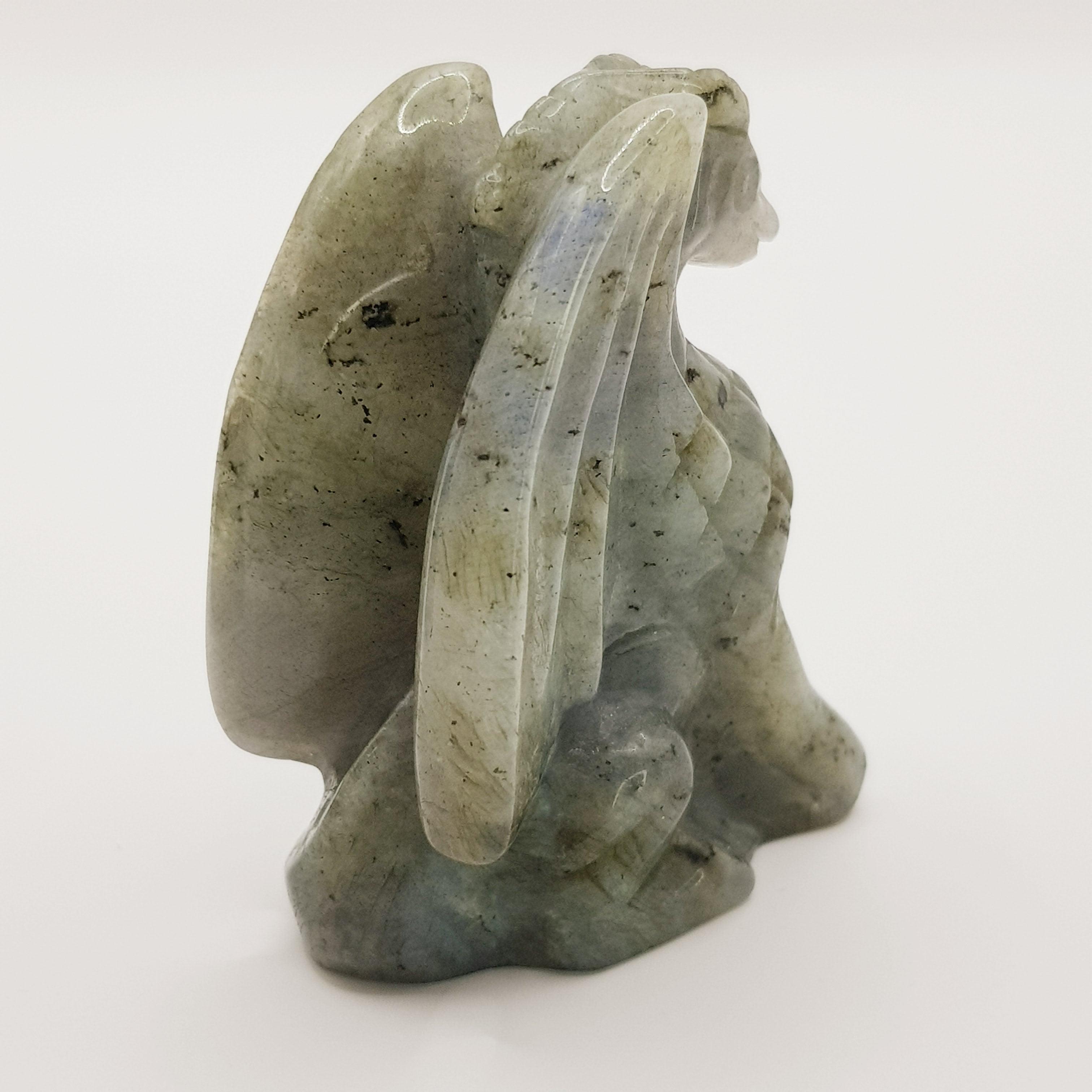 Wächterdrache aus Labradorit - World of Crystals