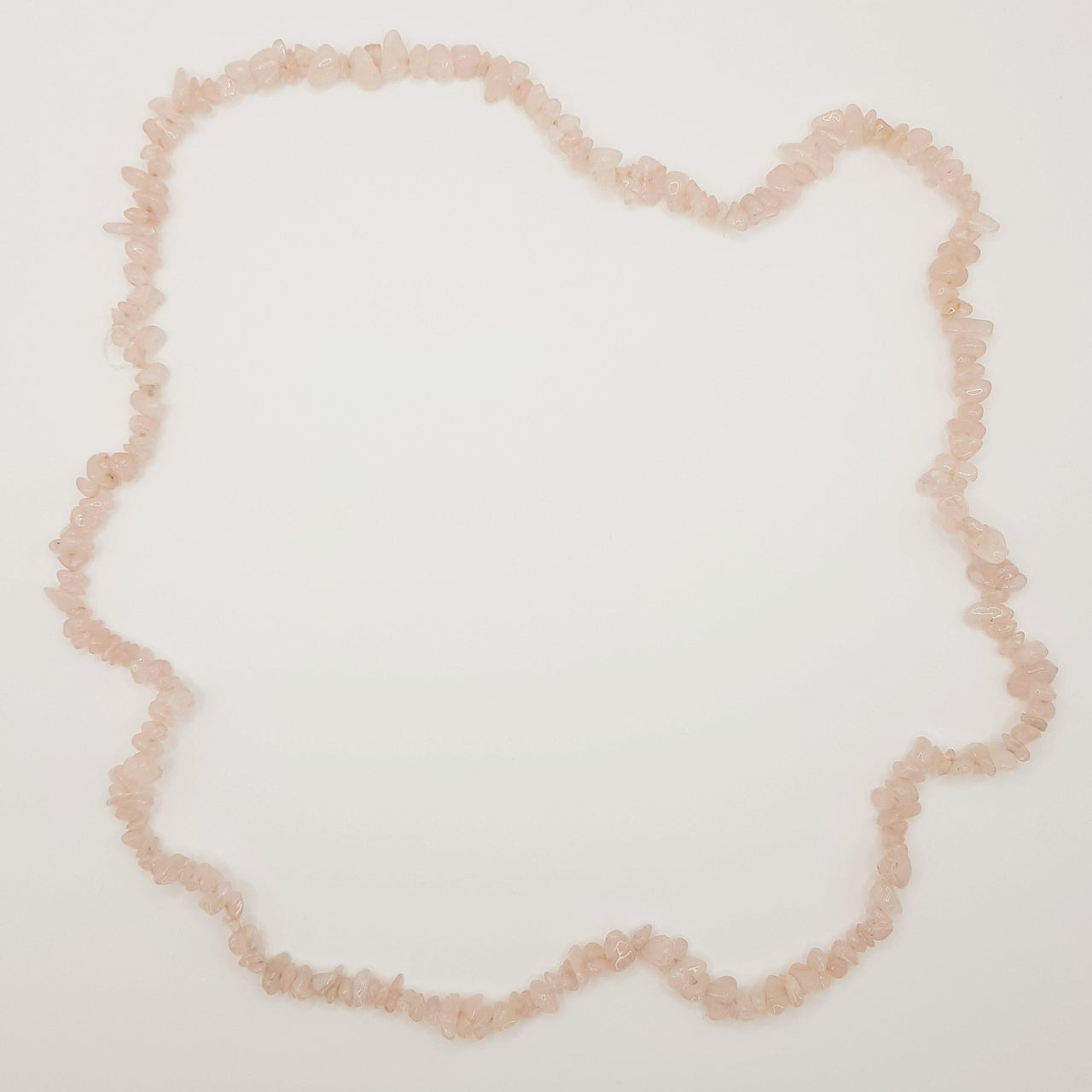 Kristall-Regen Halskette – Rosenquarz - World of Crystals