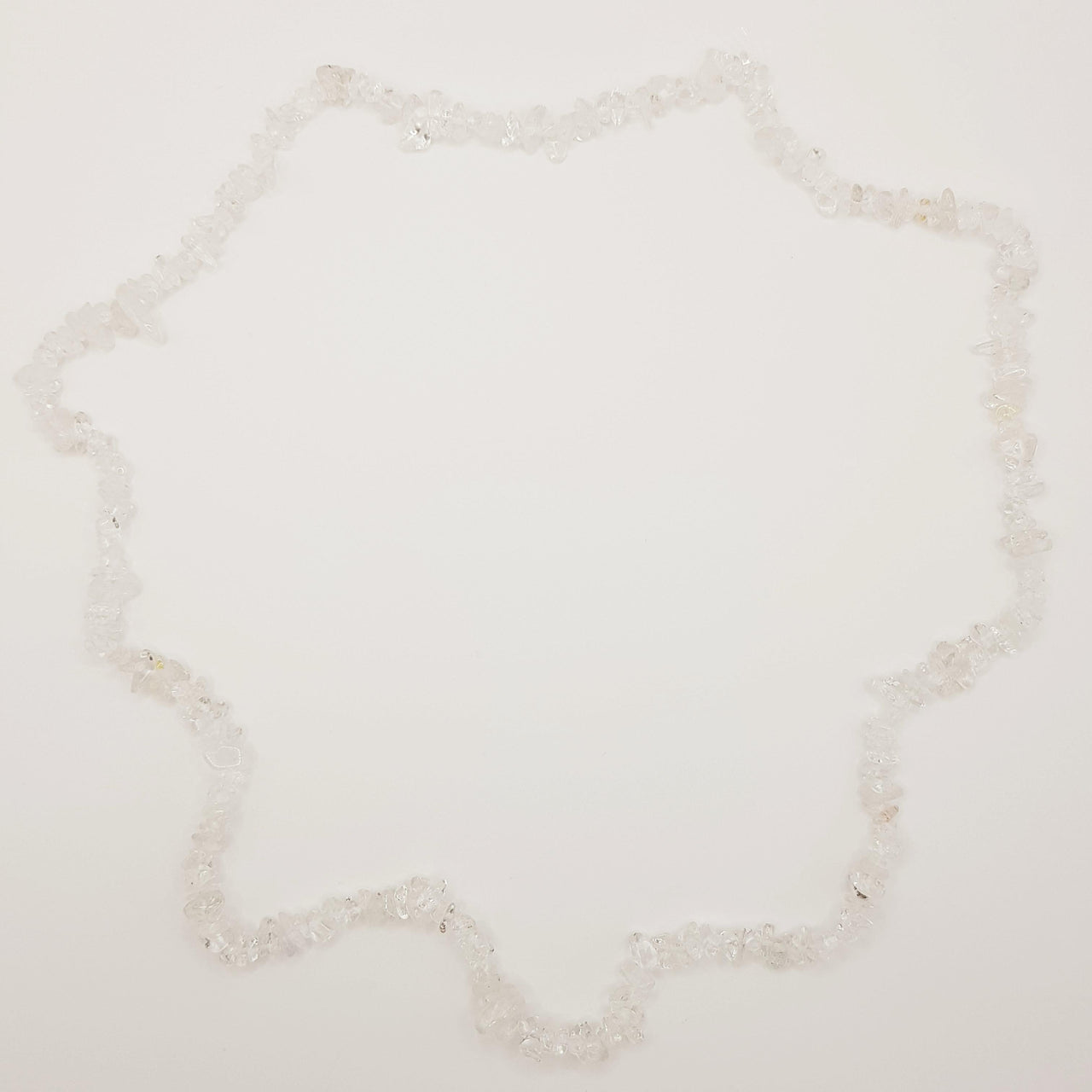 Kristall-Regen Halskette – Klarer Quarz - World of Crystals