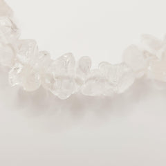 Kristall-Regen Halskette – Klarer Quarz - World of Crystals