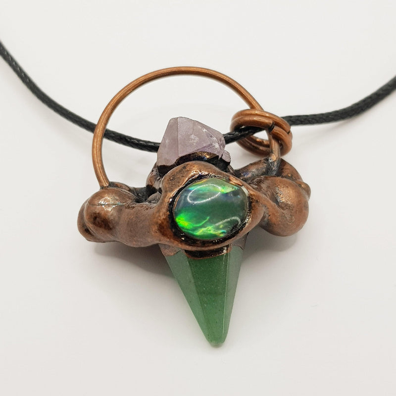 Energie-Amulett mit Grüner Aventurin-Spitze