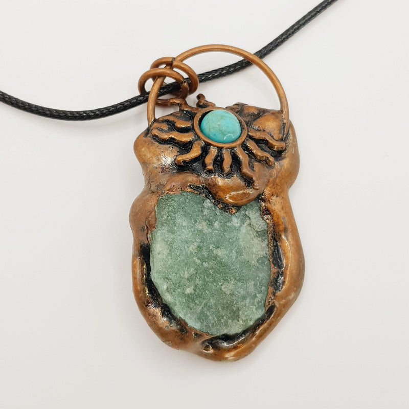 Schutzstein-Amulett mit Grünem Aventurin