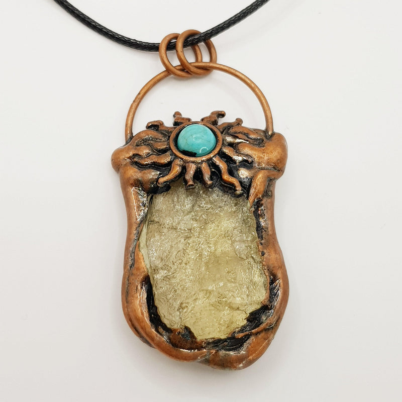 Schutzstein-Amulett mit Citrin