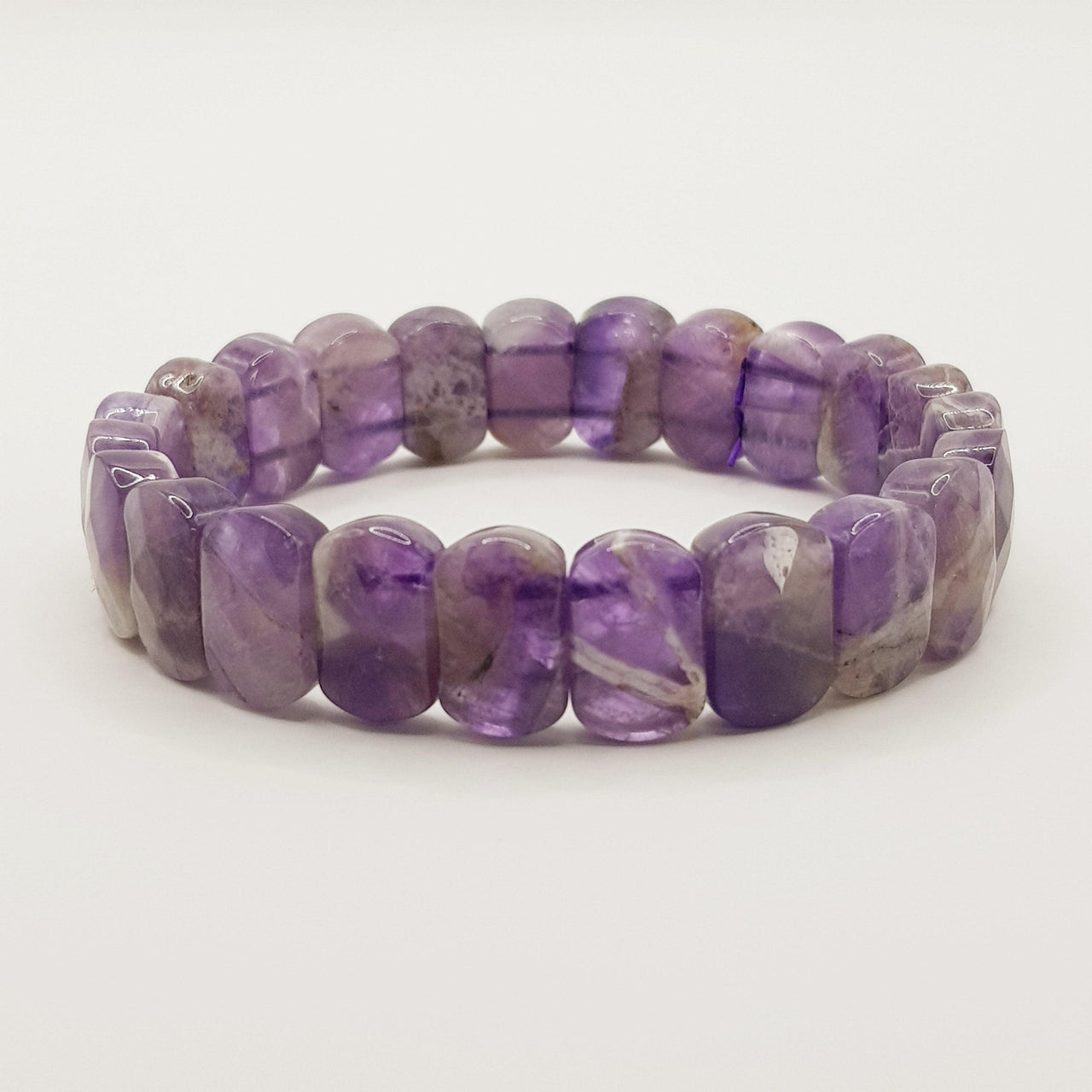 Traum Amethyst-Premium Edelarmband – One-Size - World of Crystals