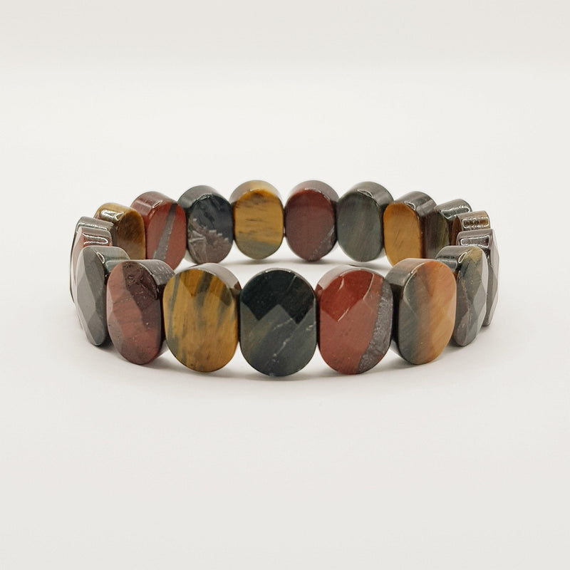 Premium Multicolor Tigerauge Armband