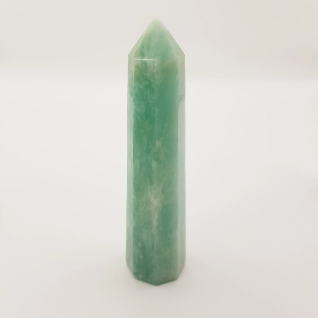 Amazonit-Obelisk Turm – 5-15cm, Handgefertigt - World of Crystals