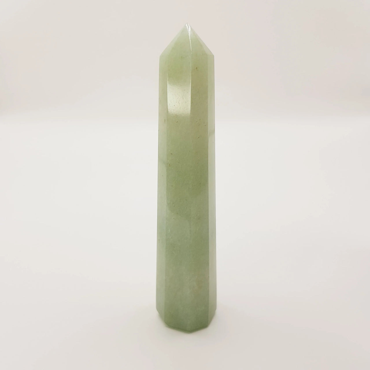 Grüner Aventurin-Obelisk Turm – 5-15cm, Handgefertigt - World of Crystals