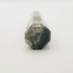Moosachat-Obelisk Turm – 5-15cm, Handgefertigt - World of Crystals